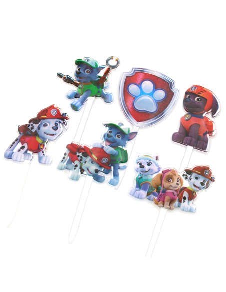 CakeDeco Taarttopper Paw Patrol Set Toren -6st-