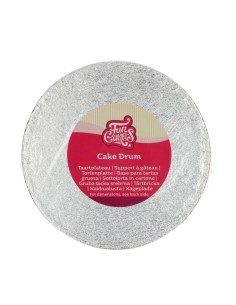 FunCakes Cake Drum Rond -17,5cm- Zilver