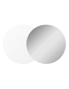 Taartkarton Rond Wit/Zilver 22cm -10st-