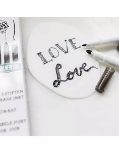 BrandNewCake Eetbare Stift Set Zwart -3st- 2