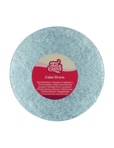 FunCakes Cake Drum Rond -20cm- Baby Blauw