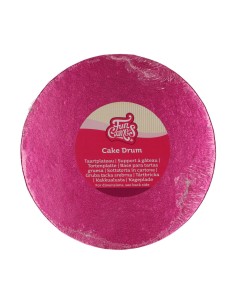 FunCakes Cake Drum Rond -20cm- Cerise
