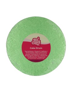 FunCakes Cake Drum Rond -20cm- Licht Groen