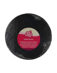 FunCakes Cake Drum Rond -20cm- Zwart