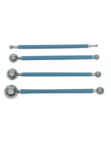 BrandNewCake Boetseer/Modelleer Set Metaal -4st-