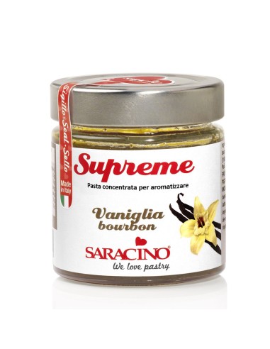 Saracino Smaakpasta Vanille Bourbon -200gr- //