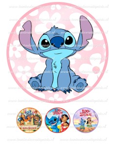 Eetbare Print Lilo & Stitch 3 - 20cm