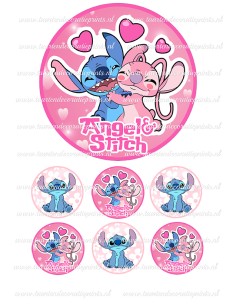 Eetbare Print Lilo & Stitch 4 - 15cm