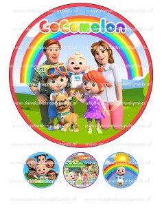 Eetbare Print Cocomelon 1 - 20cm