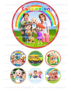 Eetbare Print Cocomelon 1 - 15cm