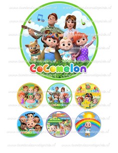 Eetbare Print Cocomelon 2 - 15cm