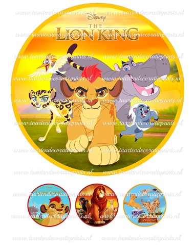 Eetbare Print Lion King 3 - 20cm