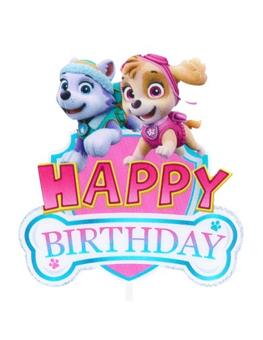 CakeDeco Taarttopper Paw Patrol Girls