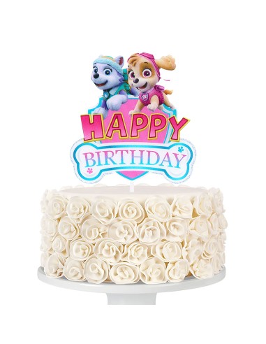 CakeDeco Taarttopper Paw Patrol Girls
