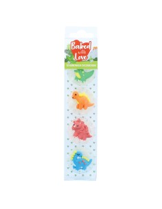 Baked with Love Suikerdecoratie Dino -12st-