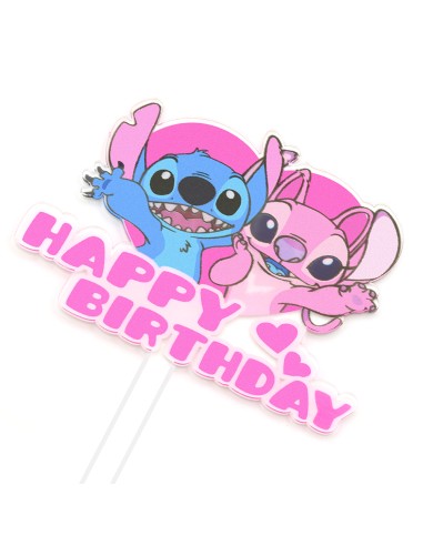 CakeDeco Taarttopper Lilo & Stitch: Angel Set -7st-
