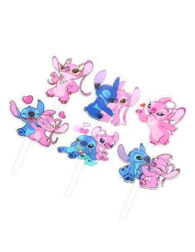 CakeDeco Taarttopper Lilo & Stitch: Angel Set -7st-