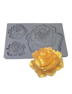 CakeDeco Siliconen Mal Grise Rose //
