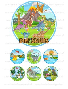 Eetbare Print Dino 5 - 15cm