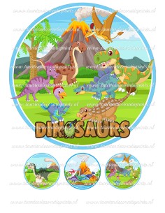 Eetbare Print Dino 5 - 20cm