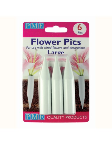 PME Flower Pic Large (set van 6)