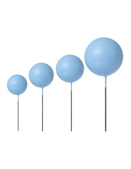 CakeDeco Taarttopper Mini Foam Ballen Blauw -20st-