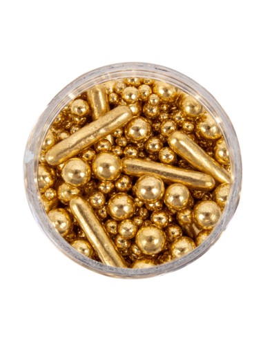 Sprinks Sprinkle Mix Bubble & Bounce Shiny Gold -75gr-