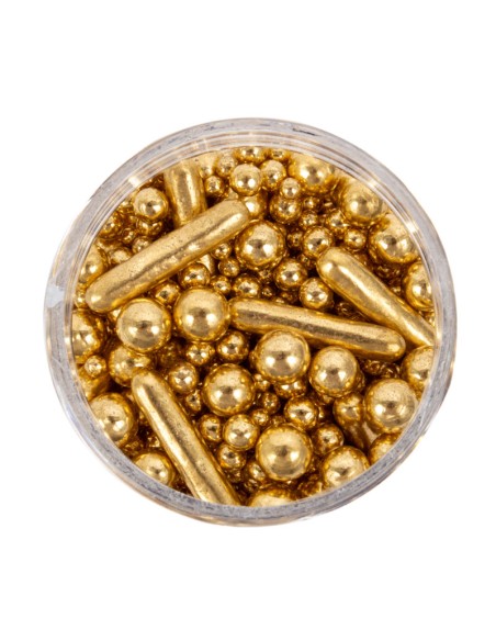 Sprinks Sprinkle Mix Bubble & Bounce Shiny Gold -75gr-