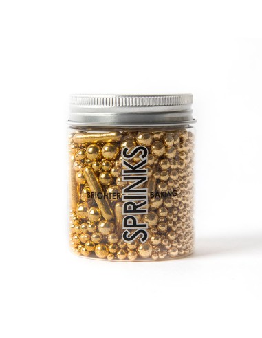 Sprinks Sprinkle Mix Bubble & Bounce Shiny Gold -75gr-