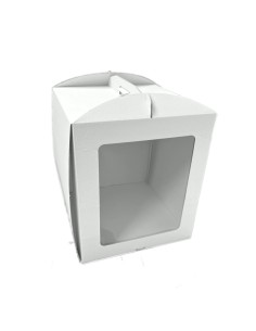 Taartdoos met Venster en Handvat -35x35x40cm-