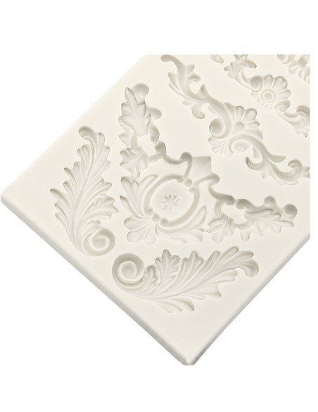 CakeDeco Siliconen Mal Barok Scroll