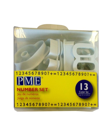 PME Number Cutter Set (set van 13)