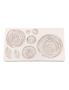 CakeDeco Siliconen Mal Ruffle Rozen //