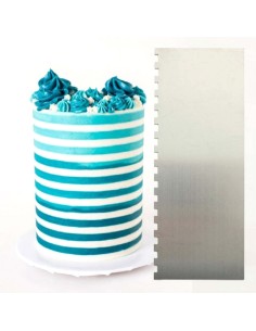 CakeDeco RVS Schraper Glad & Patroon -25,5cm-