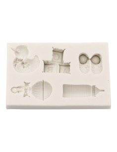 CakeDeco Siliconen Mal Baby Set/5