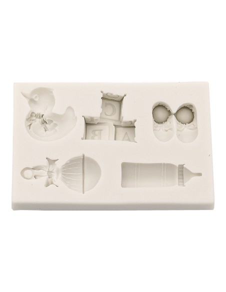 CakeDeco Siliconen Mal Baby Set/5