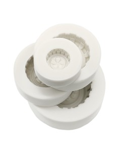 CakeDeco Siliconen Mal Wielen 2