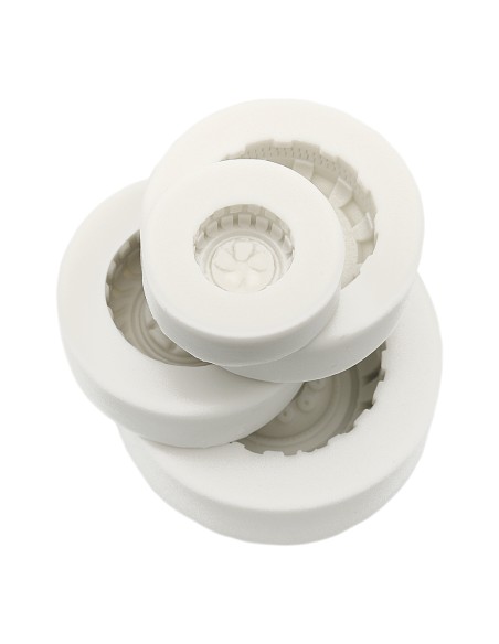 CakeDeco Siliconen Mal Wielen