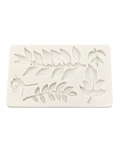 CakeDeco Siliconen Mal Rozenknop & Bladertakken