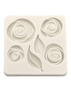 CakeDeco Siliconen Mal Rolrozen //