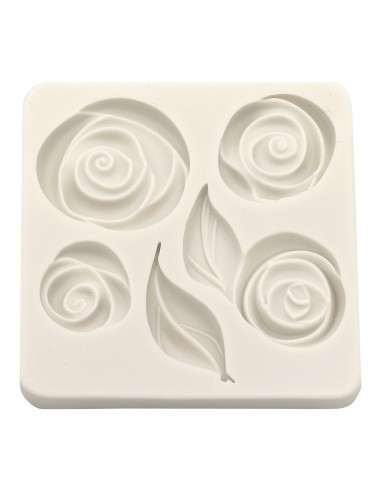 CakeDeco Siliconen Mal Rolrozen //