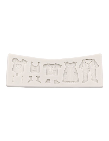 CakeDeco Siliconen Mal Baby Kleertjes