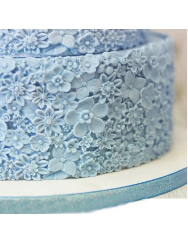 CakeDeco Siliconen Mal Bloemen Sierrand Groot //