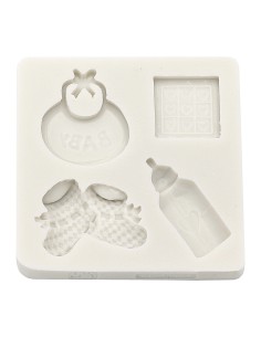CakeDeco Siliconen Mal Baby Set/4