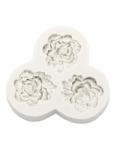 CakeDeco Siliconen Mal Chrysant //