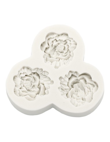 CakeDeco Siliconen Mal Chrysant //