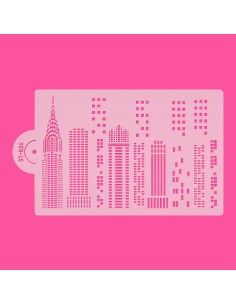 CakeDeco Stencil Gebouwen //