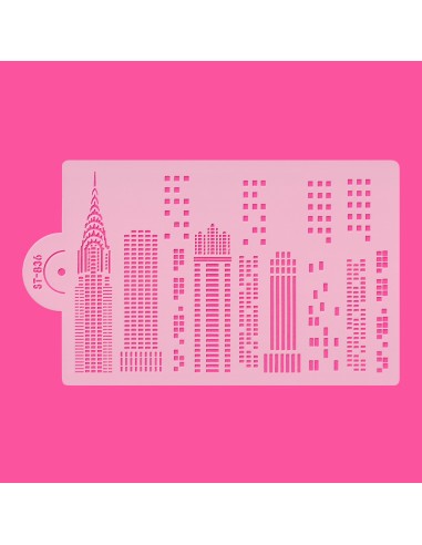 CakeDeco Stencil Gebouwen //