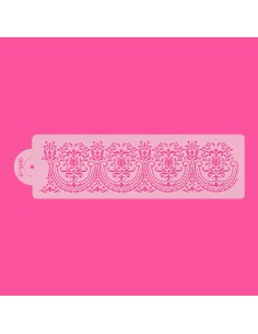 CakeDeco Stencil Barok Bogen