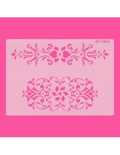CakeDeco Stencil Damask